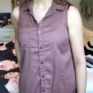 Purple burgundy muscle shirt